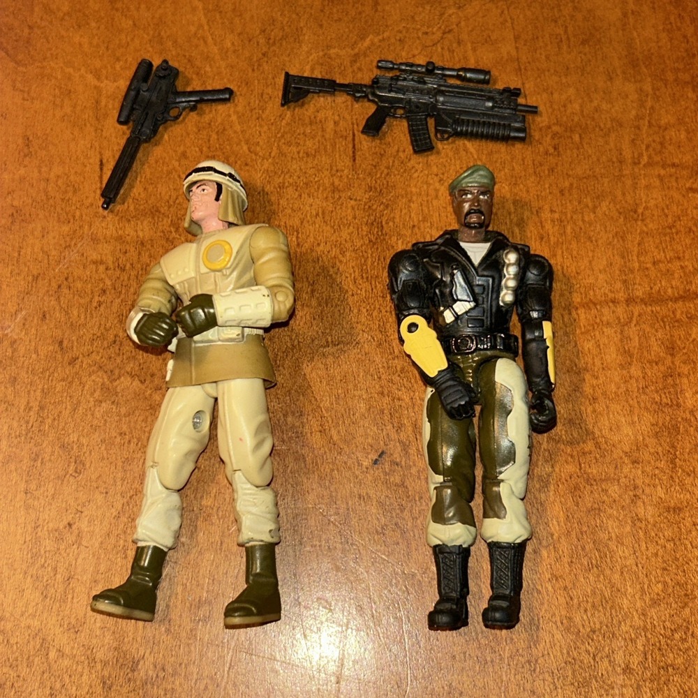 GI Joe Sgt Stalker & Dusty Desert Warfare Specialist Action Figure Hasbro 2004